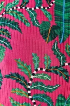 Farm Rio Pink Leaves Oganic Cotton Bodysuit 8 Farm Rio Pink Leaves Oganic Cotton Bodysuit -Farm Rio Shop 311367 04