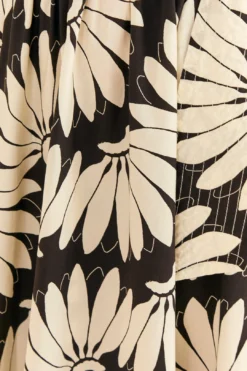 Farm Rio Black Copacabana Bow Midi Skirt -Farm Rio Shop 311375 06