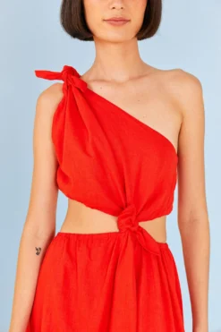 Red Knot Midi Dress 8 Red Knot Midi Dress -Farm Rio Shop 311386 03