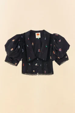 Farm Rio Zodiac Cross Stitch Crop Top 9 Farm Rio Zodiac Cross Stitch Crop Top -Farm Rio Shop 311429 06 1