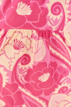 Pink Tropical Groove Maxi Dress -Farm Rio Shop 311532 05