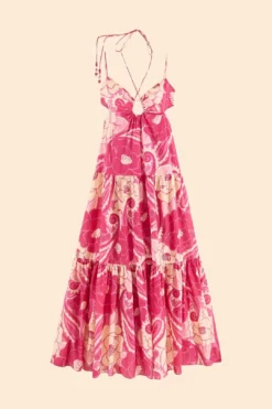 Pink Tropical Groove Maxi Dress -Farm Rio Shop 311532 06