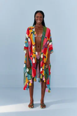 Farm Rio Wonderful Toucans Cover Up -Farm Rio Shop 311538 03