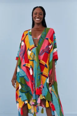 Farm Rio Wonderful Toucans Cover Up -Farm Rio Shop 311538 04