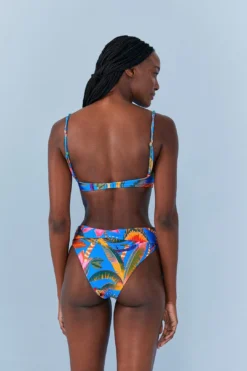Farm Rio Blue Macaw Party Crochet Bikini Top -Farm Rio Shop 311539 04