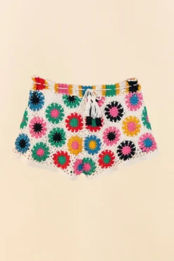 Farm Rio Multi Circles Crochet Shorts -Farm Rio Shop 311562 06