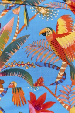 Farm Rio Blue Macaw Party Cover Up Skirt -Farm Rio Shop 311699 06