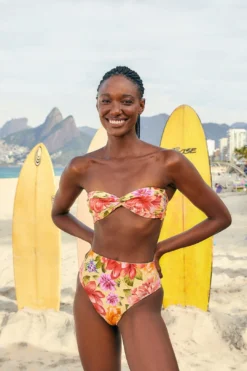 Farm Rio Lia High Waisted Bikini Bottom