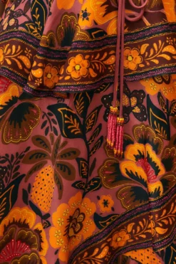 Farm Rio Blush Garden Bloom Maxi Dress -Farm Rio Shop 312002 06