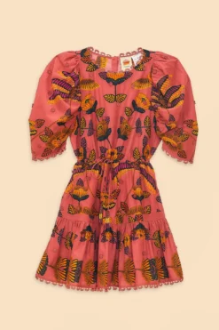 Farm Rio Blush Living Bloom Short Sleeve Mini Dress 11 Farm Rio Blush Living Bloom Short Sleeve Mini Dress -Farm Rio Shop 312186 06