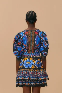 Farm Rio Black Ainika Sparkle Mini Skirt -Farm Rio Shop 312546 04