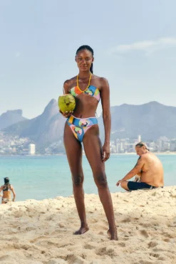 Farm Rio Araraquara High Waisted Bikini Bottom