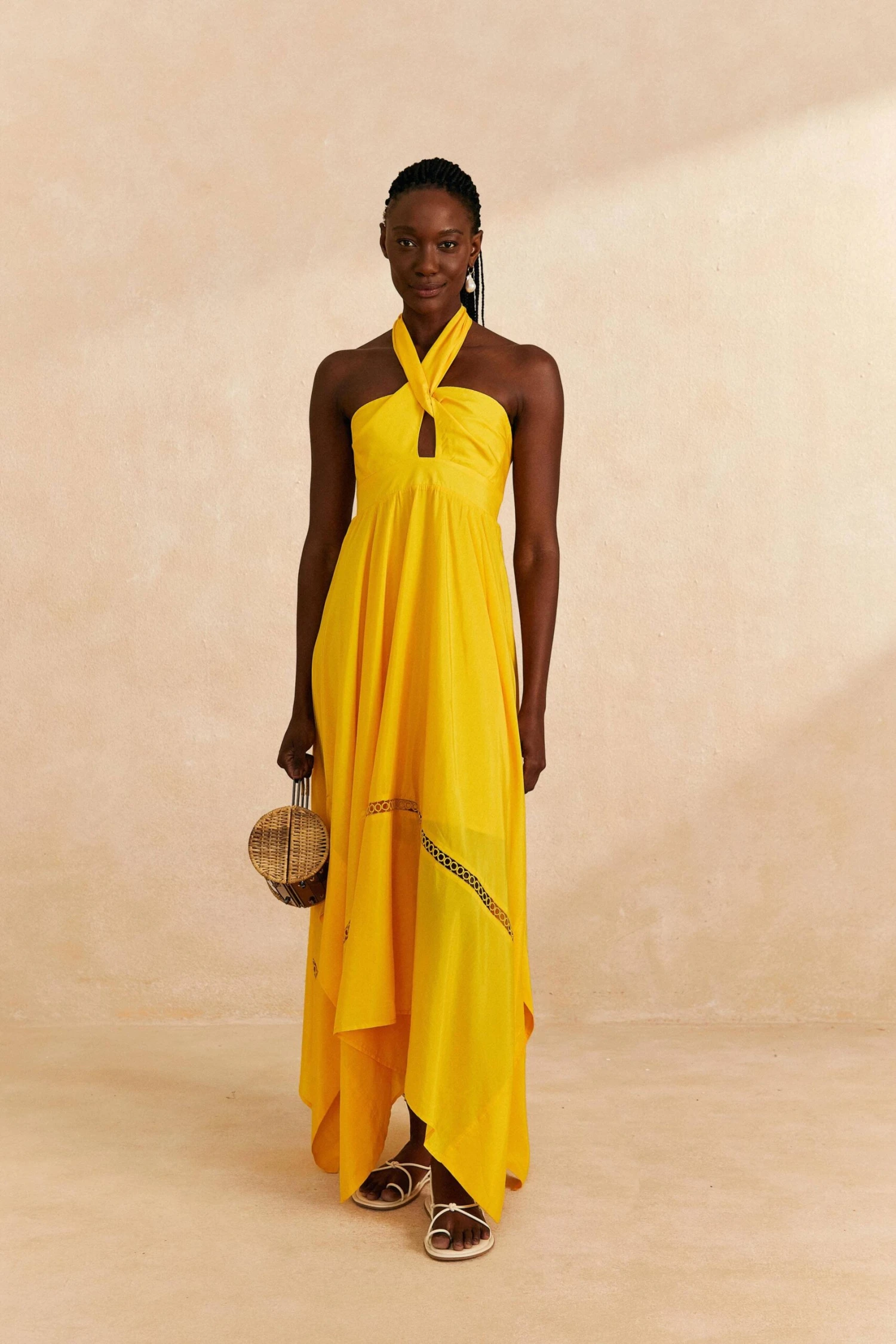 Farm Rio Yellow Sleeveless Maxi Dress 2 Farm Rio Yellow Sleeveless Maxi Dress - Image 2