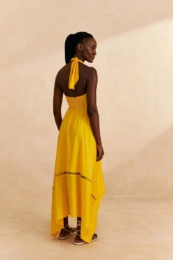 Farm Rio Yellow Sleeveless Maxi Dress 8 Farm Rio Yellow Sleeveless Maxi Dress -Farm Rio Shop 313606 04 scaled