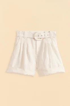 Farm Rio Off-White Tailored Shorts -Farm Rio Shop 313614 06