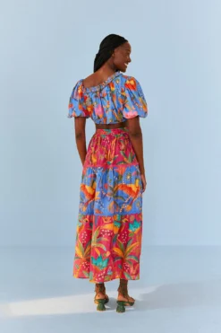 Farm Rio Macaw Party Mix Maxi Skirt 9 Farm Rio Macaw Party Mix Maxi Skirt -Farm Rio Shop 313623 04