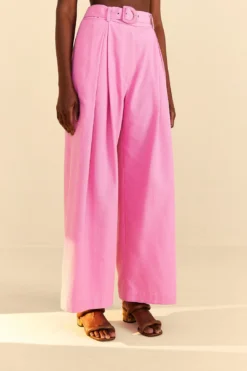 Farm Rio Pink Tailored Pants -Farm Rio Shop 313627 03