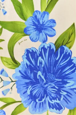 Farm Rio Off-White Romantic Garden Midi Dress -Farm Rio Shop 313630 04