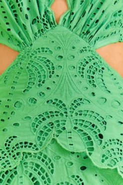 Farm Rio Green Richelieu Midi Dress -Farm Rio Shop 313648 05 scaled