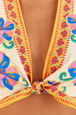 Farm Rio Off-White Vivid Garden Top 9 Farm Rio Off-White Vivid Garden Top -Farm Rio Shop 313675 05