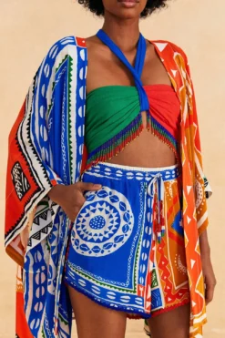 Farm Rio Off-White Pitta Colors Shorts 8 Farm Rio Off-White Pitta Colors Shorts -Farm Rio Shop 313676 03