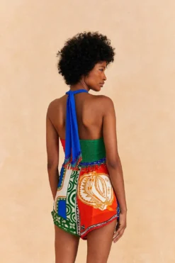 Farm Rio Off-White Pitta Colors Shorts 9 Farm Rio Off-White Pitta Colors Shorts -Farm Rio Shop 313676 04