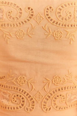 Farm Rio Dark Sand Lace Blouse -Farm Rio Shop 313679 05