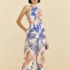 Farm Rio Off-White Mixed Lobsters Jumpsuit