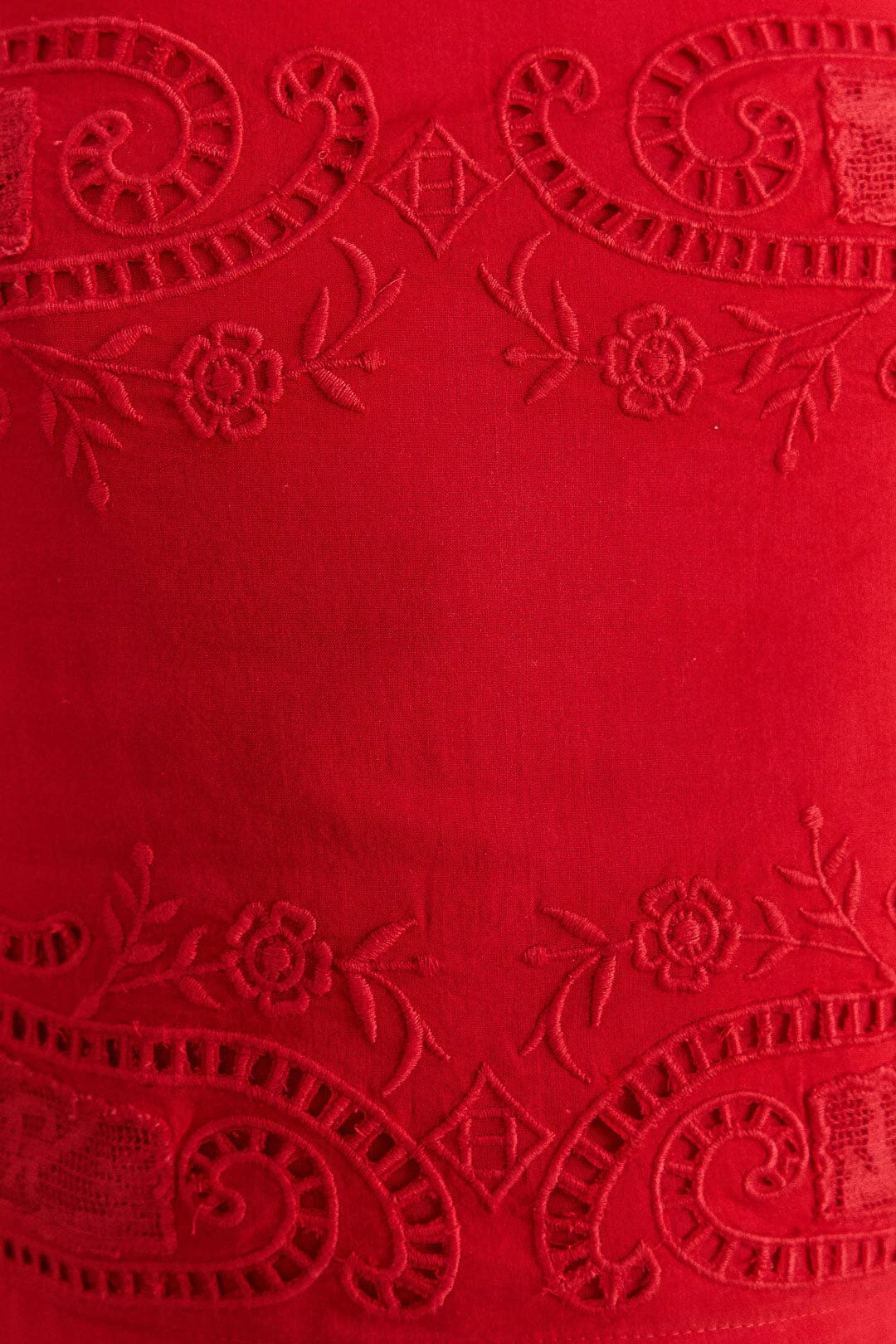 Farm Rio Red Lace Blouse 5 Farm Rio Red Lace Blouse - Image 5