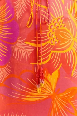 Farm Rio Summer Garden Ombre Lenzing™ Ecovero™ Viscose Midi Dress -Farm Rio Shop 313684 05