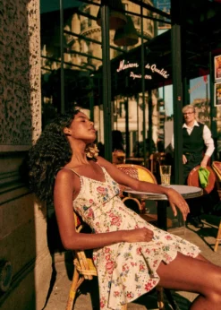 Farm Rio Romantic Garden Daniela Short Dress