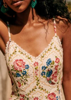 Farm Rio Romantic Garden Daniela Short Dress -Farm Rio Shop 313774 05