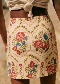 Farm Rio Romantic Garden Malia Mini Skirt -Farm Rio Shop 313776 03