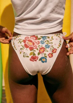 Farm Rio Sunset Romantic Garden Bikini Bottom Tie Side -Farm Rio Shop 313812 03