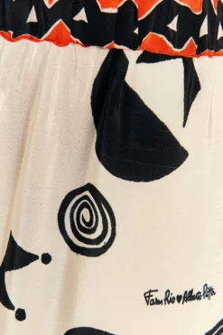 Farm Rio Off-White Pitta Soul Pants 7 Farm Rio Off-White Pitta Soul Pants -Farm Rio Shop 314082 04