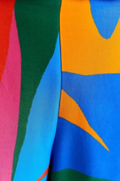 Farm Rio Colorful Leaves Lenzing™ Ecovero™ Viscose Pants -Farm Rio Shop 314097 05