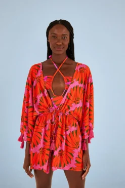 Farm Rio Pink Copacabana Cover Up