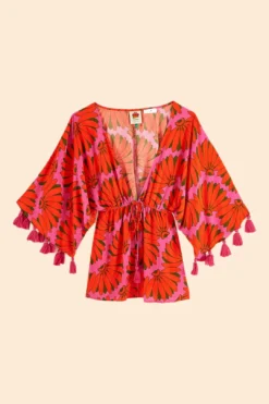 Farm Rio Pink Copacabana Cover Up -Farm Rio Shop 314464 06