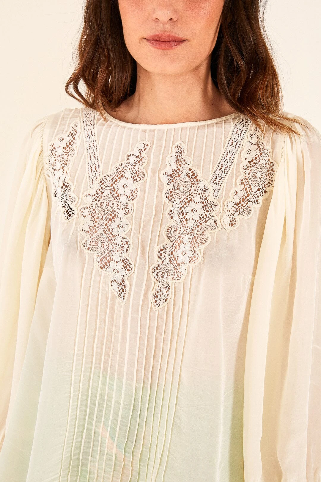 Farm Rio Off White Lace Blouse 4 Farm Rio Off White Lace Blouse - Image 4