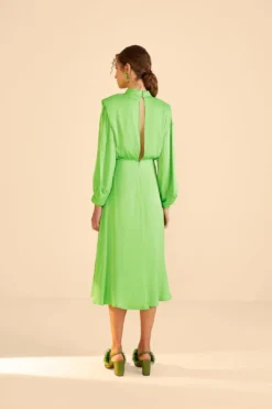 Farm Rio Lime Shoulder Pads Maxi Dress 9 Farm Rio Lime Shoulder Pads Maxi Dress -Farm Rio Shop 314476 04