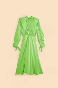 Farm Rio Lime Shoulder Pads Maxi Dress 11 Farm Rio Lime Shoulder Pads Maxi Dress -Farm Rio Shop 314476 06