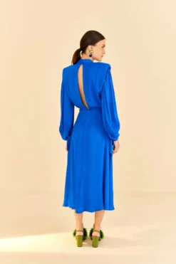 Farm Rio Blue Shoulder Pads Maxi Dress 8 Farm Rio Blue Shoulder Pads Maxi Dress -Farm Rio Shop 314477 04 scaled