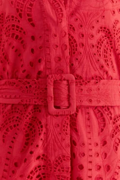 Farm Rio Red Palm Tree Mini Dress -Farm Rio Shop 314488 05