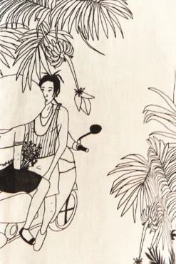 Farm Rio Off-White Moto Love Pants -Farm Rio Shop 314490 04