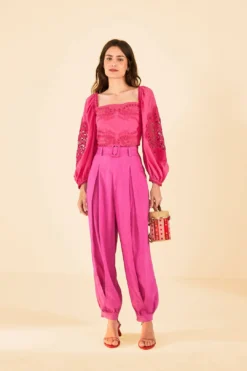 Farm Rio Pink Pants