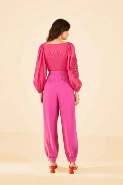 Farm Rio Pink Pants -Farm Rio Shop 314504 03