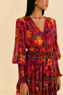 Farm Rio Pink Tropical Tapestry Mini Dress 7 Farm Rio Pink Tropical Tapestry Mini Dress -Farm Rio Shop 315148 03 scaled
