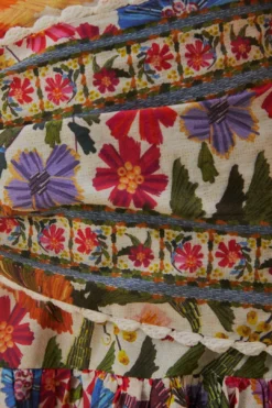 Farm Rio Off-White Tropical Yard Mini Skirt -Farm Rio Shop 315950 05