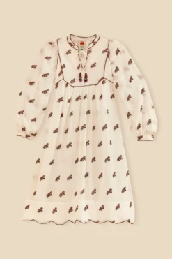 Farm Rio Off-White Embroidered Horses Midi Dress 11 Farm Rio Off-White Embroidered Horses Midi Dress -Farm Rio Shop 315962 06 scaled
