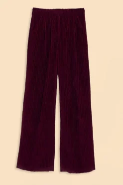 Farm Rio Burgundy Corduroy Pants -Farm Rio Shop 316009 06